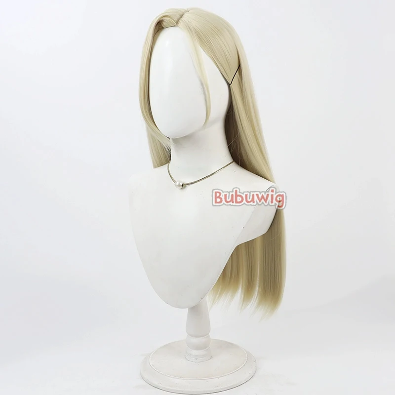 Bubuwig cabelo sintético terra galeria cosplay perucas carisma casa terra galeria 60cm feminino longo luz loira peruca resistente ao calor