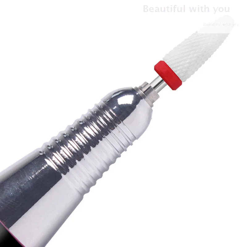 1 pçs carboneto de cerâmica tungstênio prego brocas para broca elétrica manicure pedicure ferramentas da arte do prego broca máquina acessórios