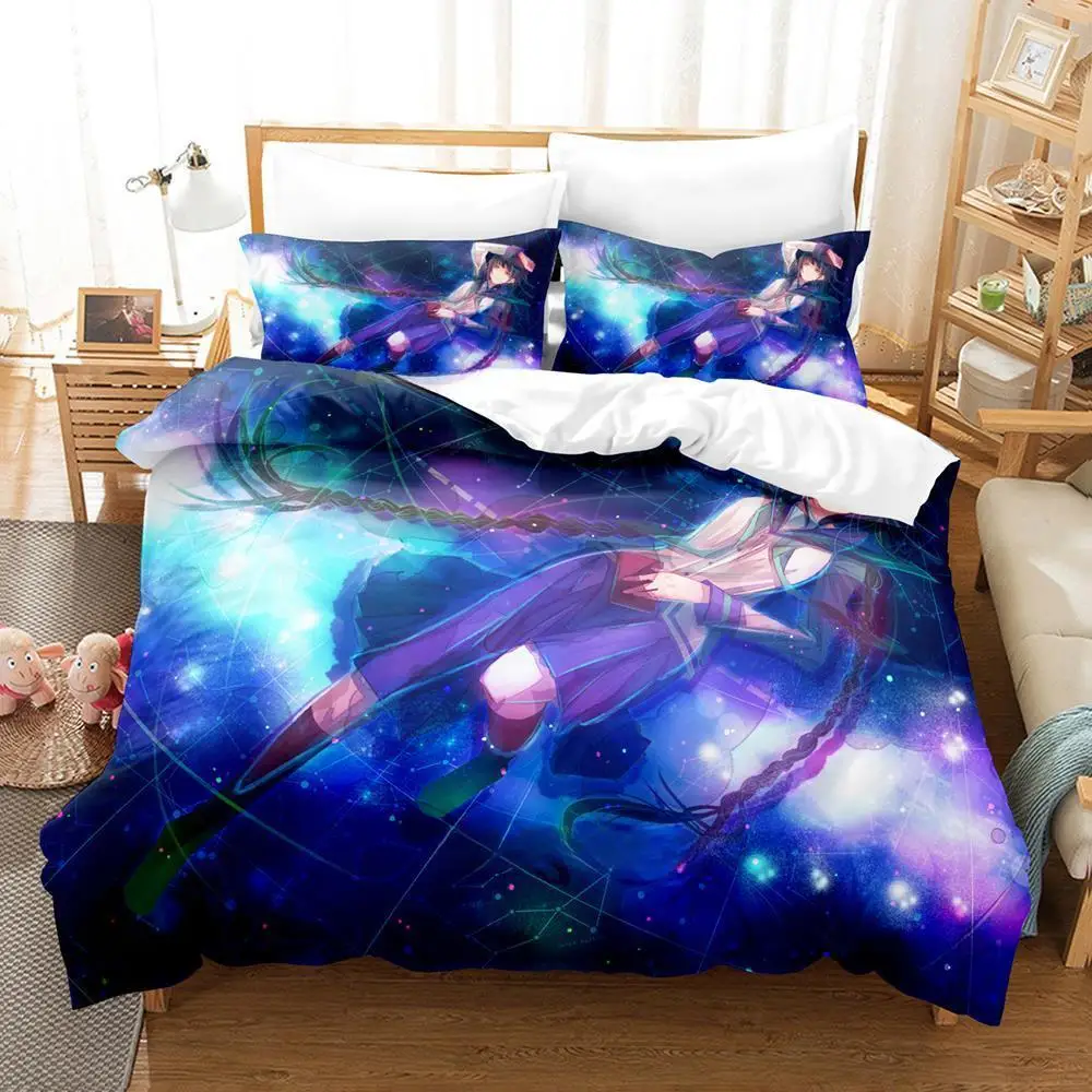 New Anime Film Book Girl Bungaku Shoujo Bedding Set Single Twin Full Queen King Size Bed Set Adult Kid Bedroom Duvet cover Sets