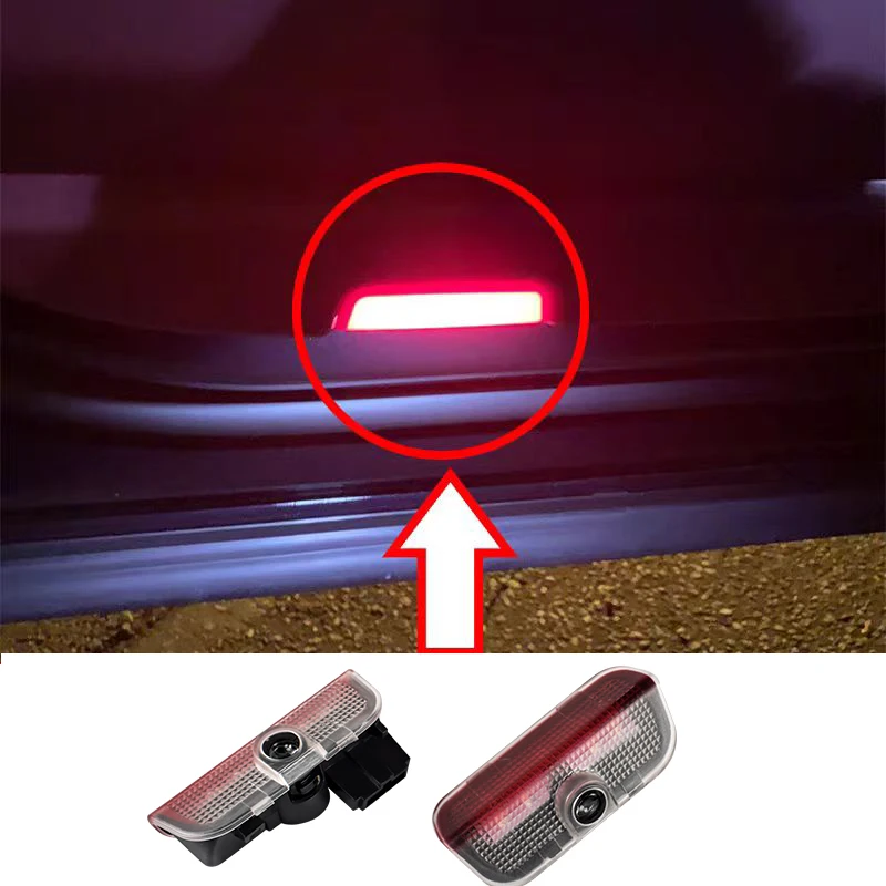 Led Car Door Projection Light For Skoda Superb 3V 3T 2009 2010 2011 2012 2013 2014-2020 Car Welcome Light  Auto Accessories 2pcs