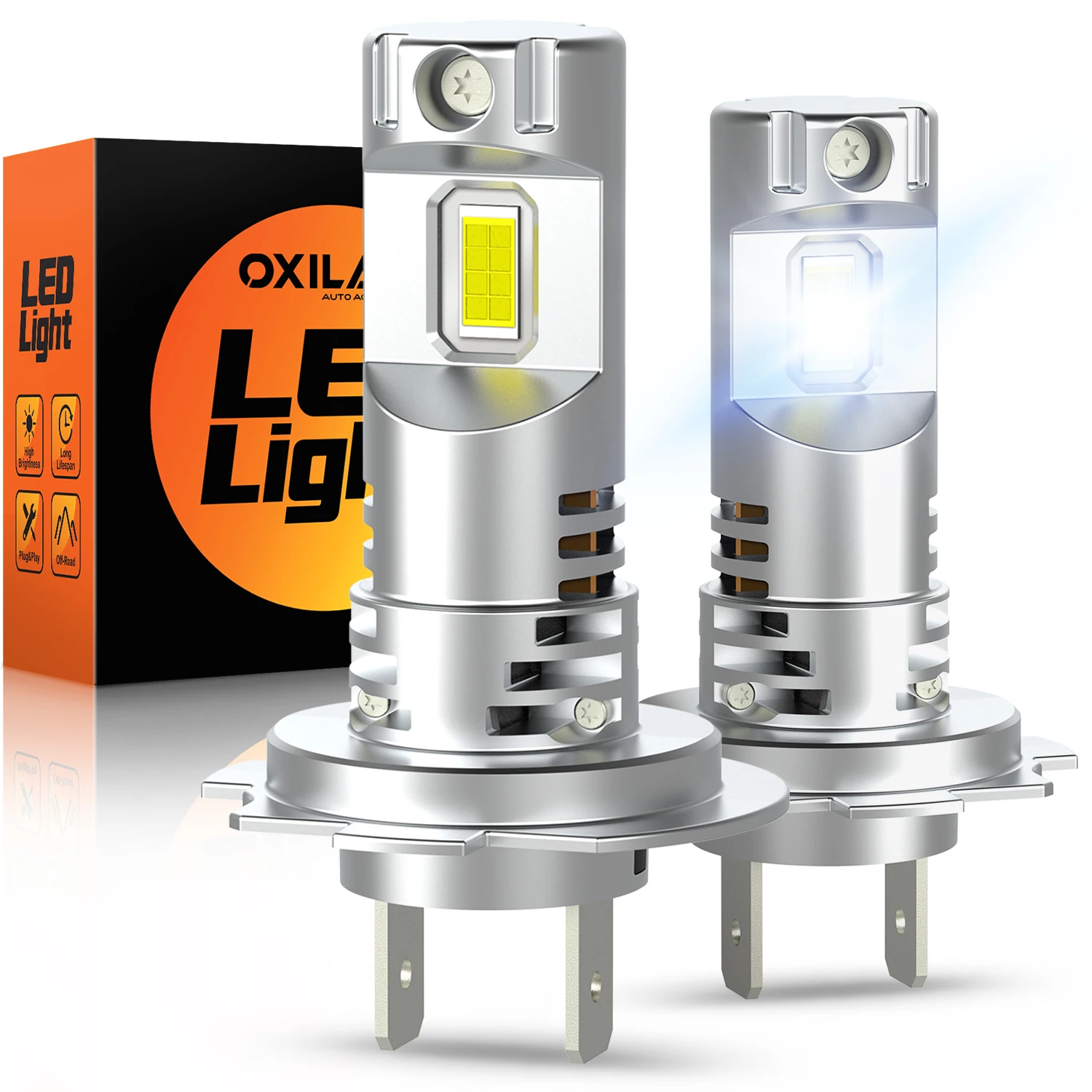 

2Pcs 12V H7 Powerful LED CSP Light For BMW E90 F20 Audi A1 A3 VW Golf Polo Passat MK6 Ford Transit Focus MK3 Mercedes W211 W204