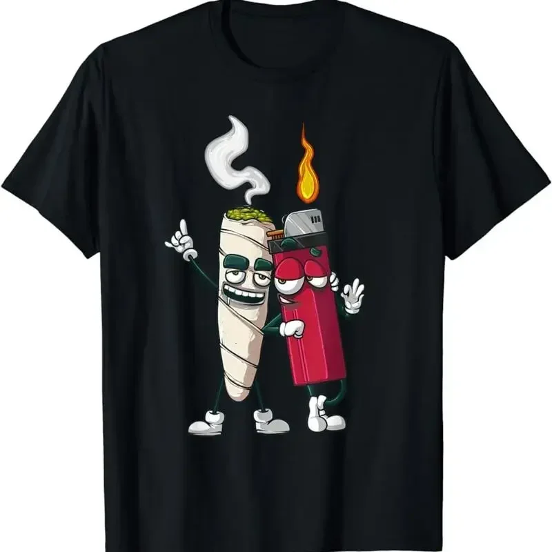 New Limited Lighter Joint Friends 420 Smoking Weeb T Shirt Size S 5Xl