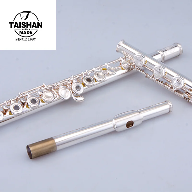 17 Key Flute Musical Instrument Cupronickel Material Body C Tone Flute