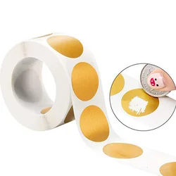 50Pcs/wad D'oro Scratch Off Adesivi di Forma Rotonda Etichette Adesive FAI DA TE fatti a mano per il gioco Scratch sticker Etichette di cancelleria