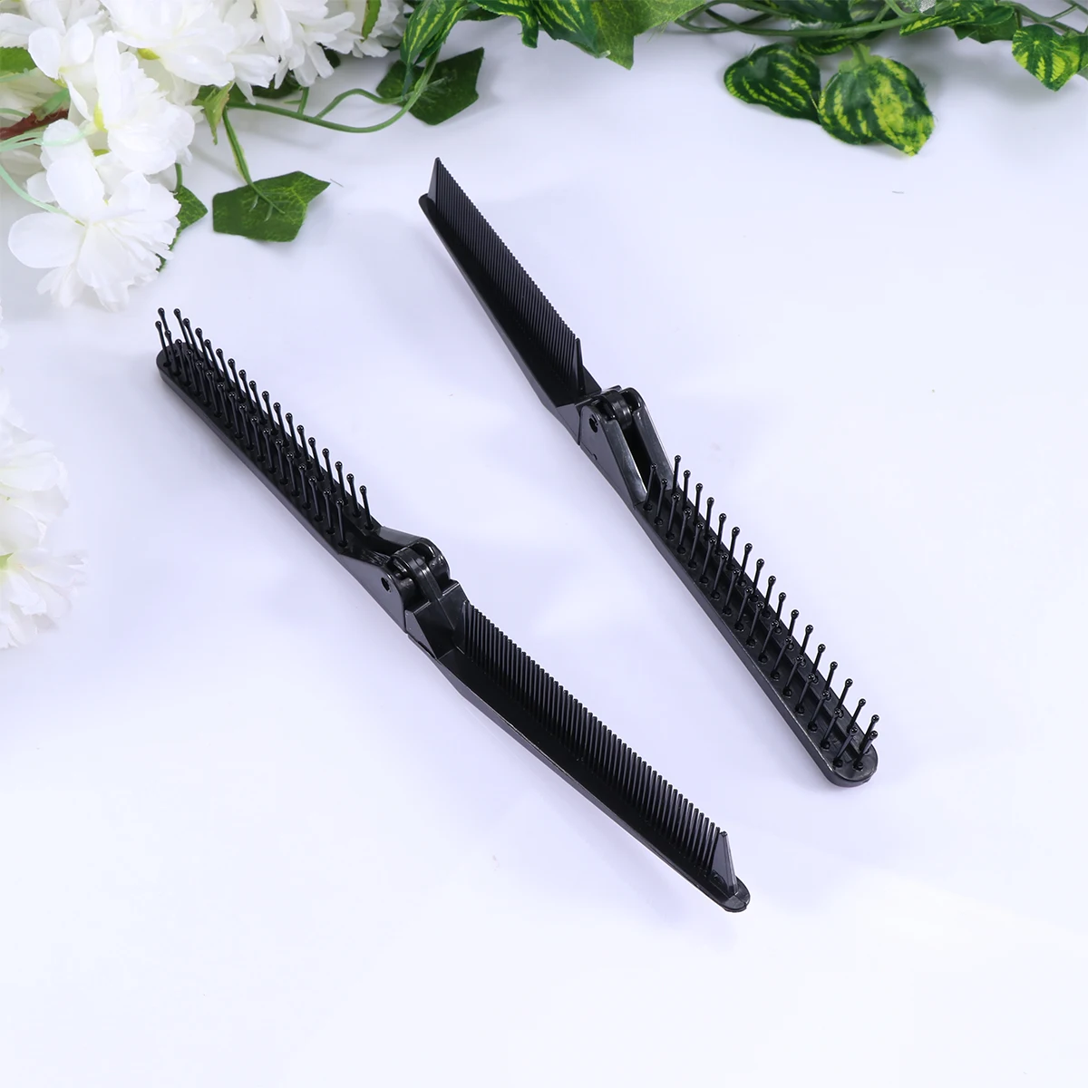 

5Pcs Plastic Comb Foldable Hair Brush Straightening Travel Size Portable Salon Use Plastic Hair Tools