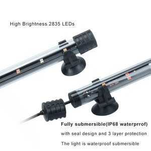 14-58cm Aquarium Light Fish Tank Light Light Submersible DwaterProof Water Subquatic Water Light Lights Aquarium Lights 8 Main sales luminaire marine aquarium - №2