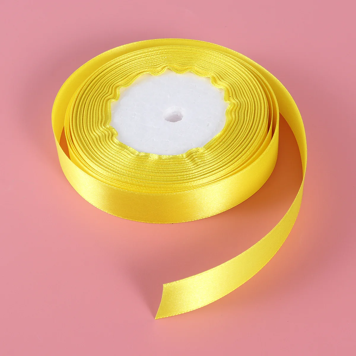 

10m Festive Grosgrain Ribbon Yellow Perfect for Christmas Gift Wrapping Scrapbooking Decorations Grosgrain Ribbon