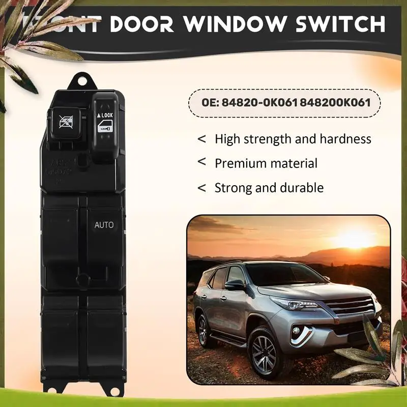 

Portable Power Window Master Control Switch 84820-0K061 For Toyota Hilux Fortuner