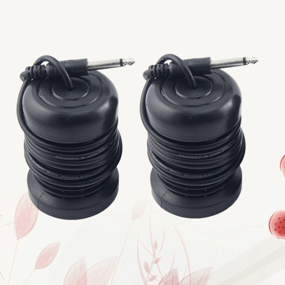 

2pcs Footbath Machine Stainless Steel Wire 50 Times 30Min Use Bath Tool Ion Cleanse Aqua Array Black Rounded Edges