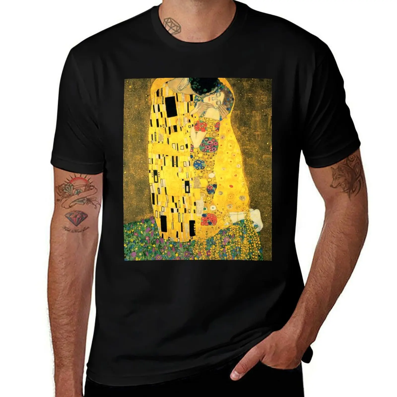 

рубашка-рубашки Klimt футболка хлопок футболки с рисунком хлопок для Kiss Pack pack футболки t The t Gustav man мужская футболка для