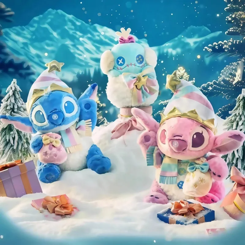 Genuíno disney ponto boneco de neve série boneca de pelúcia chaveiro saco inverno kawaii refinado e bonito chaveiros de pelúcia presente de ano novo