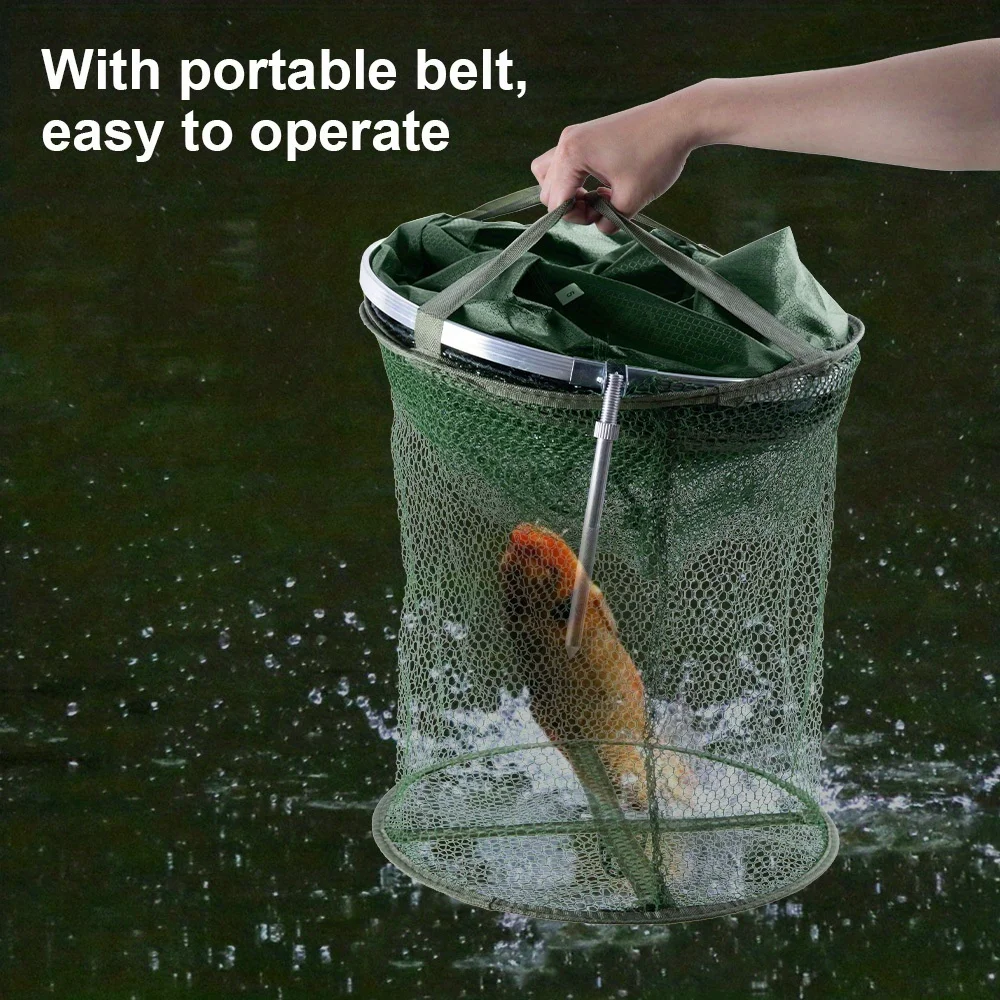 Goture Red de Pesca Plegable Malla Pequeña Bolsa-Portátil para Peces - imagen 5