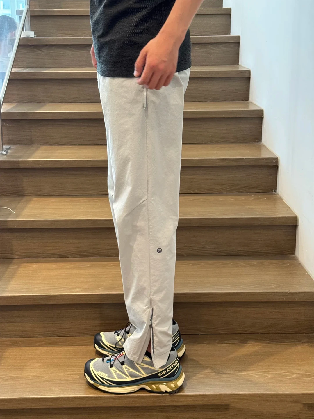 

American Sle Functional Soft ell Men's Summer Thin Ice Silk Qui Dry Outdoor Climbing Pants Straight Leg Casual Trousers