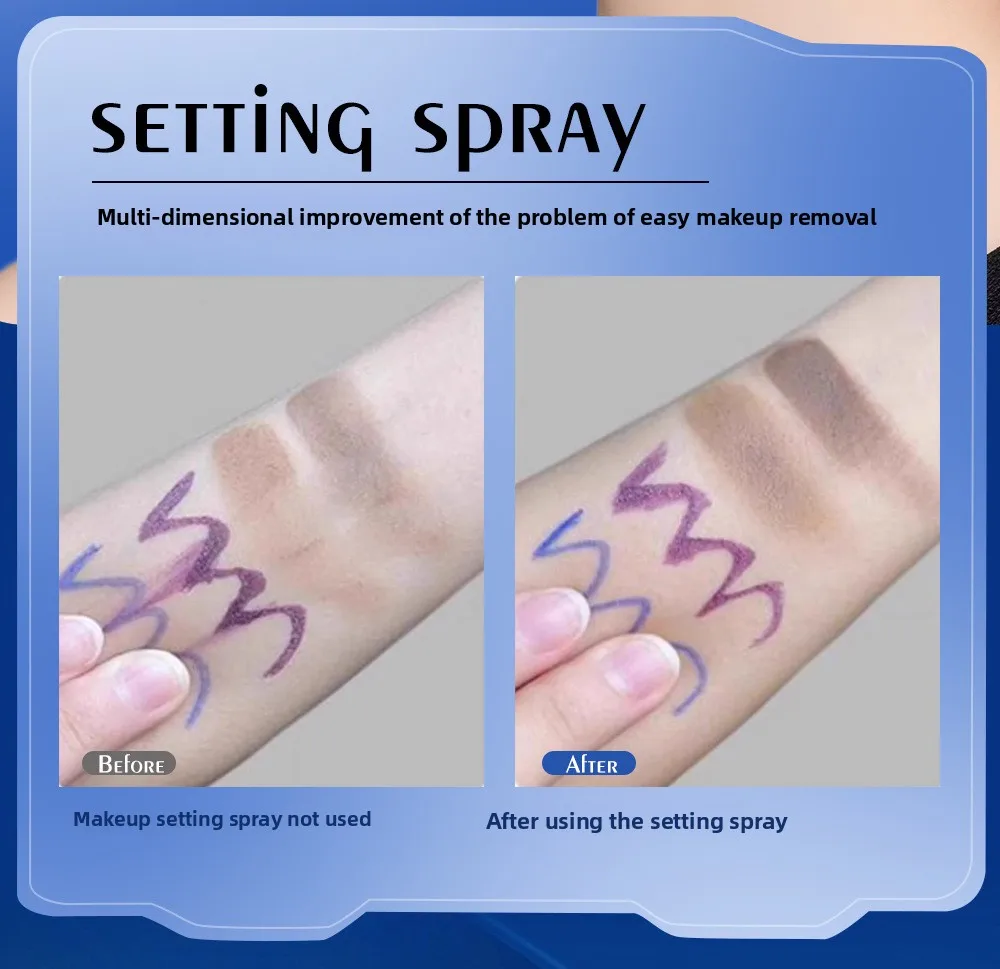 MISS ROSE 100ml Setting Spray Lightweight Hydrating Upgraded Clear Makeup Feeling Non-sticky Long Lasting Makeup Fixer Cosmetic