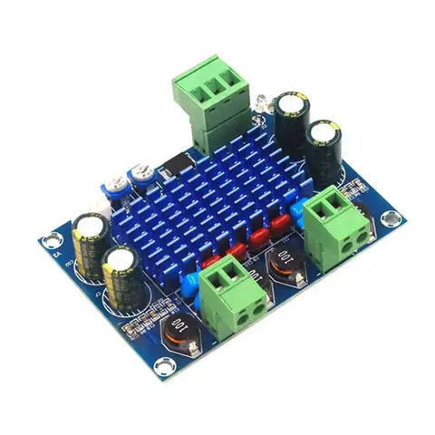 120W High-Power Digital Amplifier Board | TPA3116D2 5-28V Chassis Plug-In Audio Amp