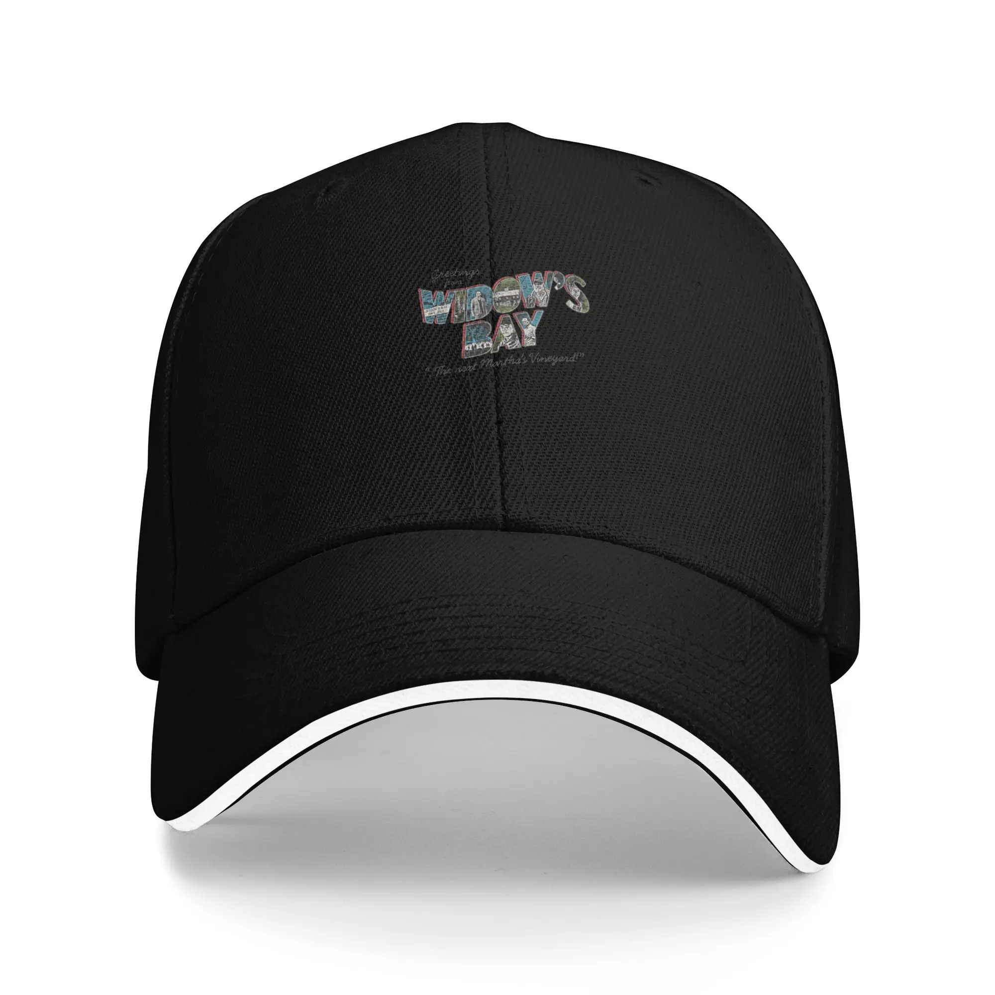 Hot Sale Greetings From Widow s Bay Comedy Horror Baseball Cap  Vacation Essential Visors  Road Travel Visors