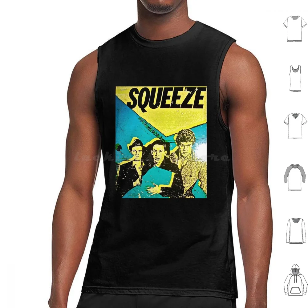 

Squeeze128 Tank Tops Vest Sleeveless Squeeze Band Squeeze Band Music Up The Junction Cool For Cats East Side Story
