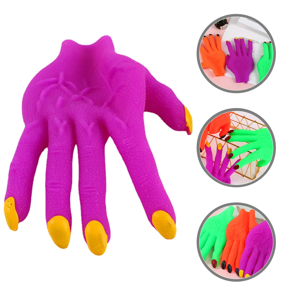 Halloween Funny Toy Hand Stretch Decompression Gloves Party Dress Up Props Mittens Cosplay Costume Claw