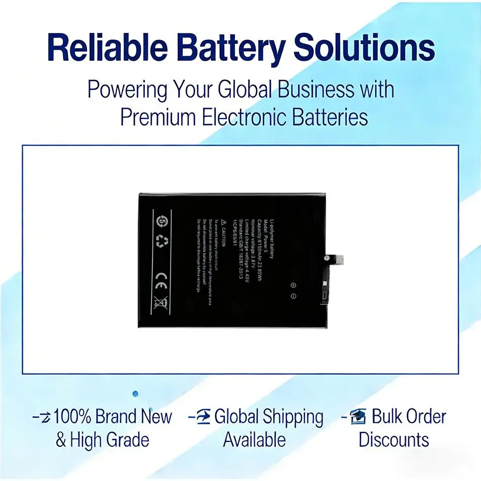 Bateria de Celular 6150mAh Premium de Substituição para Umidigi Umi Power 5