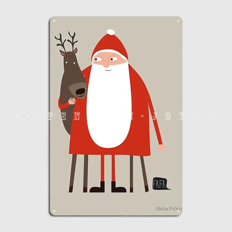 Santa And His Reind…