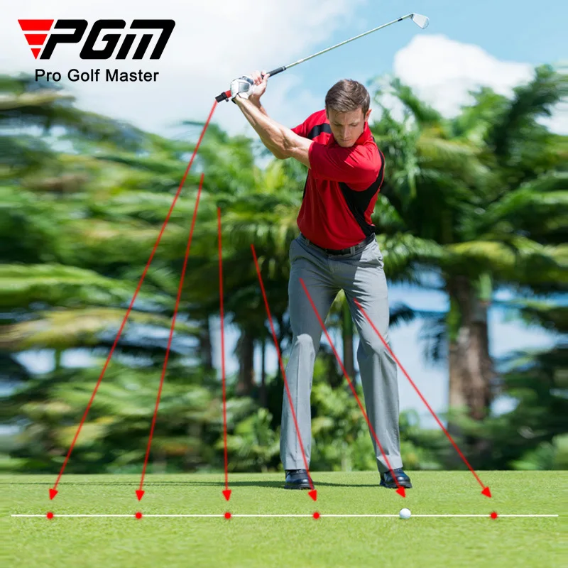 PGM Golf  Swing Plane Correction Trainer, Adjustable Angle Swing Aid Improve Hitting Accuracy for Golf Swing Practice