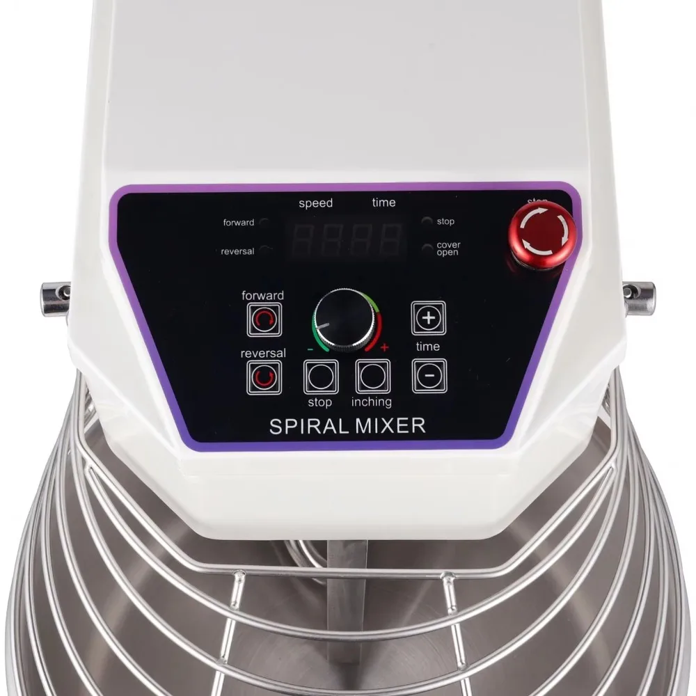 15L Commercial Dough Mixer 110V 220V Spiral Dough Mixing Machine for Bakery Bread Pizza view 5