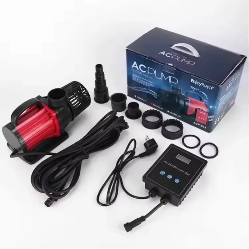 AC 110V 220V Frequency Converter Variable Speed Drive Aquarium Fish 5T Water Pump Energy Saving Koi Pond Submersible Water Pump