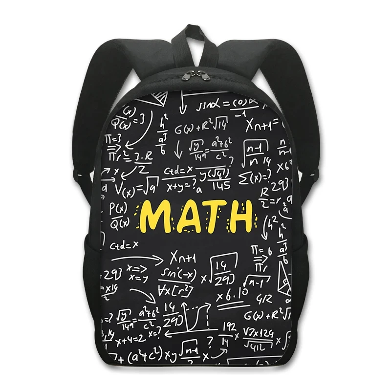 Engraçado Álgebra Matemática Dança Move Mochila para Adolescente, Crianças Mochilas Escolares, Crianças Bookbag, Mochila Adolescente, Fórmula Matemática