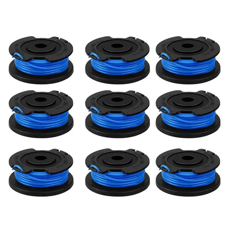 A93E-9Pack String Trimmer Replacement Spool Line 29252 29092 For Greenworks 20V 24V 40V 80V Weed Eater Cordless Trimmer