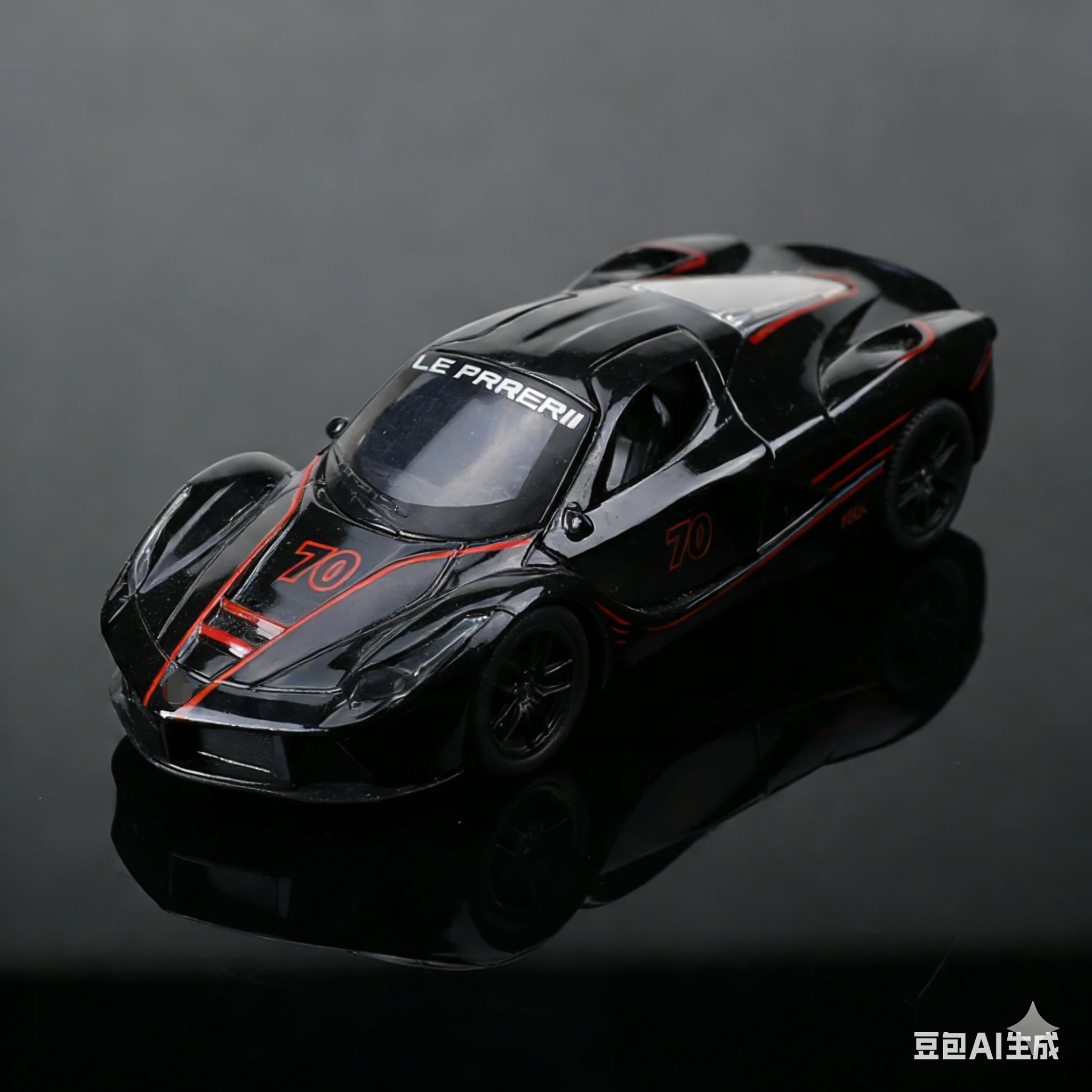 

(Bagged) 1:36 Alloy Pullback Racing Car Simulation Toy, Cool Three-Door Racing Car, Children's Toy.