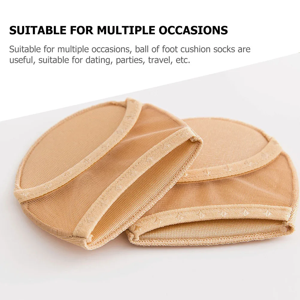 

4 пары подушечек для передней части стопы, носки, женские подушечки для ног, невидимые дышащие мягкие подушечки, нескользящие удобные подушечки для высоких каблуков