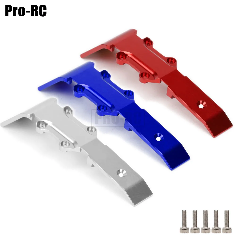 1Set Aluminum Alloy #7037 Front & Rear Skidplate Set for RC Car 1/16 Traxxas E-Revo 71054 VXL Slash 4WD 70054 Summit 72054