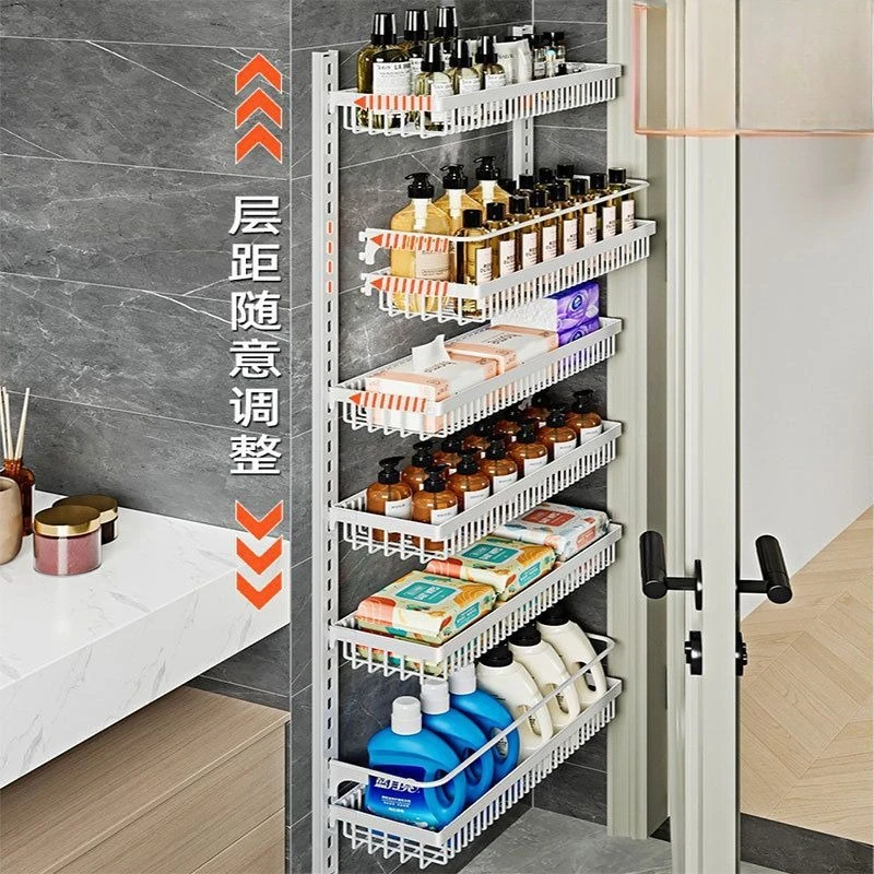 

Hxl multi-tier wall mounted bathroom organizer shelf - home storage