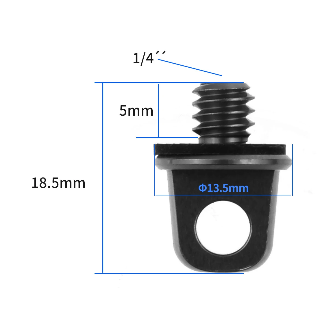 10x 1/4 "3/8" Zoll Schrauben 1/4-20 Griff Schraube Mutter Lanyard Schulter Strap Mount Adapter für DSLR kameras Foto Stativ Zubehör – Detail 15