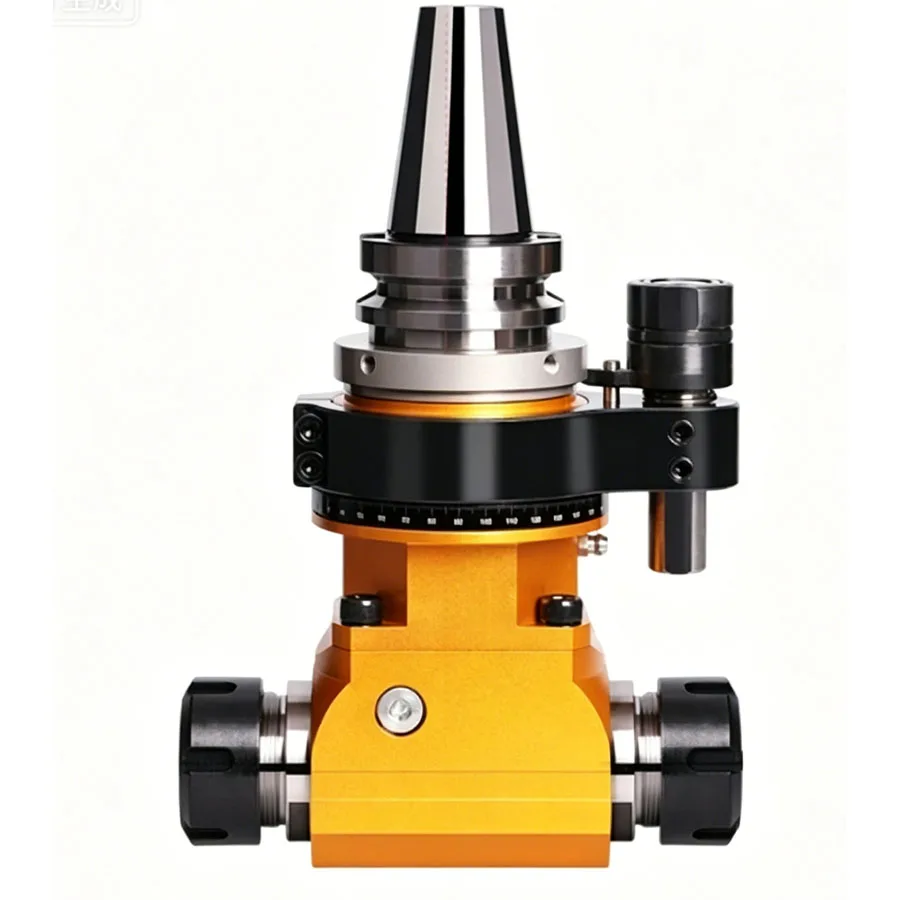 High precision 90 degree angle head BT40 BT50 right angle side milling head horizontal milling head right angle tool holder