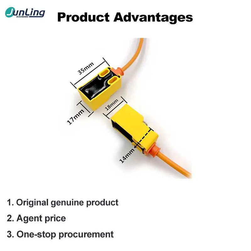 M105-18A Proximity Switch Square Cube Shape Inductive Sensor DC 3-Wire NPN/PNP Output Type Industrial Automation Sensor