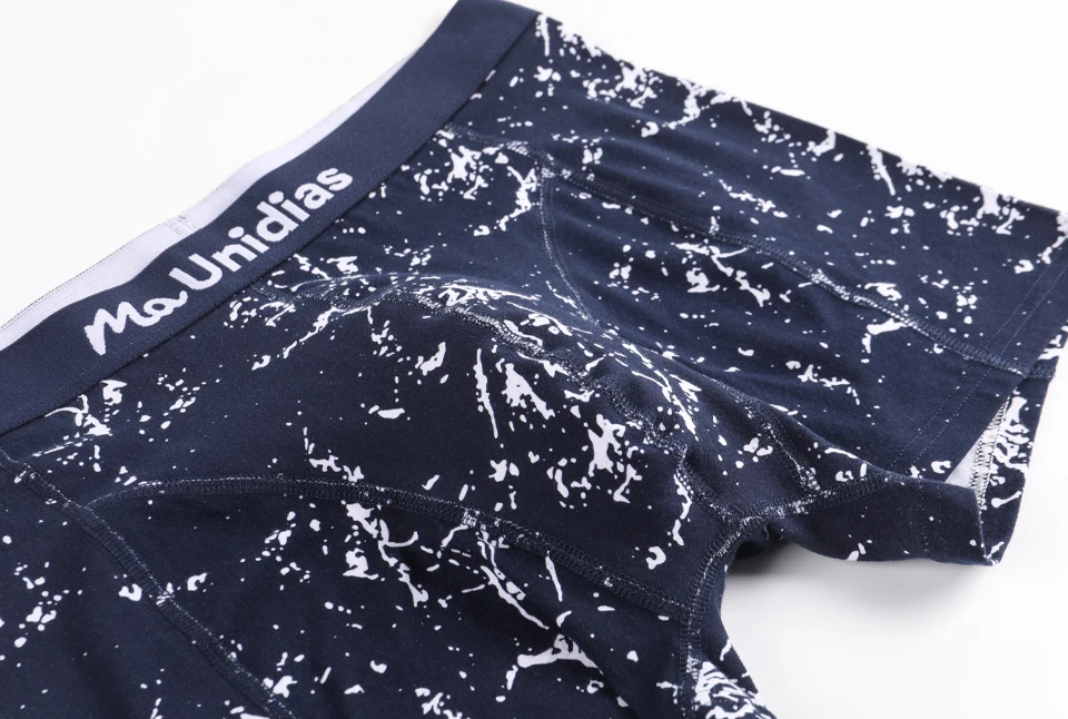3 teile/paket Herren Unterhosen Baumwolle Boxer Kurze Atmungsaktive Unterwäsche für Mann Boxer Stretch Schlüpfer der Männer Sexy Homme Geschenk – Detail 2