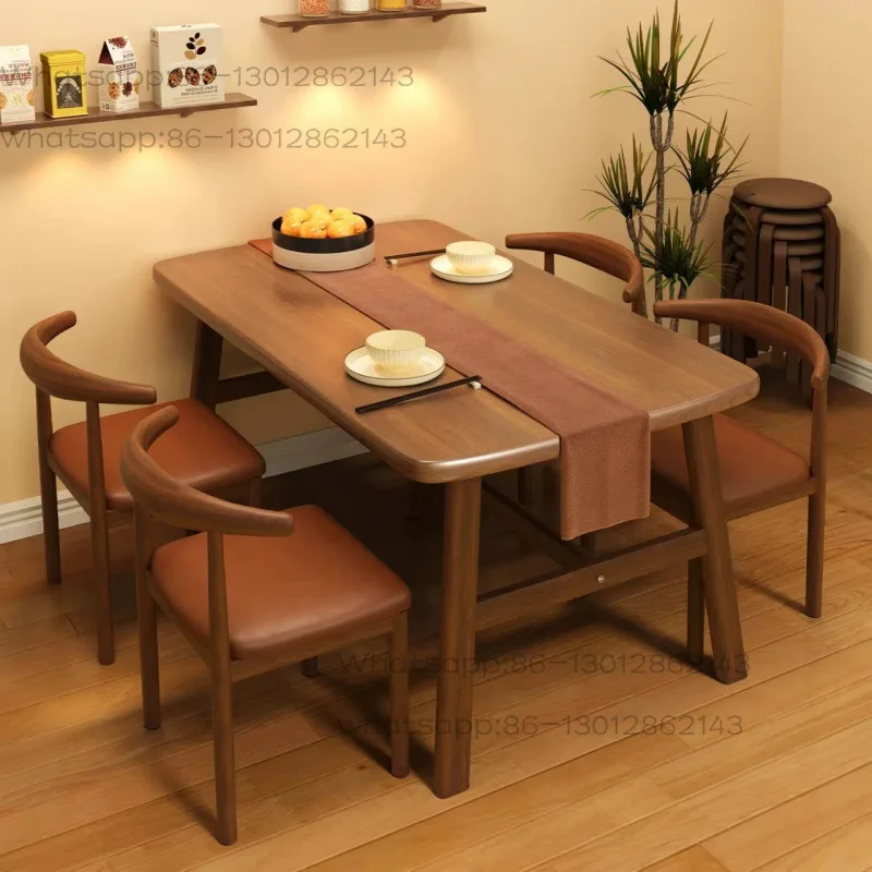 2026   Dining Table, Small Household, Rectangular Dining Table, Chair, Commercial Snack Shop, Dining Table, Conference Tables