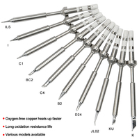 TS100 TS101 Soldering Iron Tips Replacement Various Models of Pinecil Electric Soldering Iron Tip TS Series BC2 ILS C4 KU K B2 I