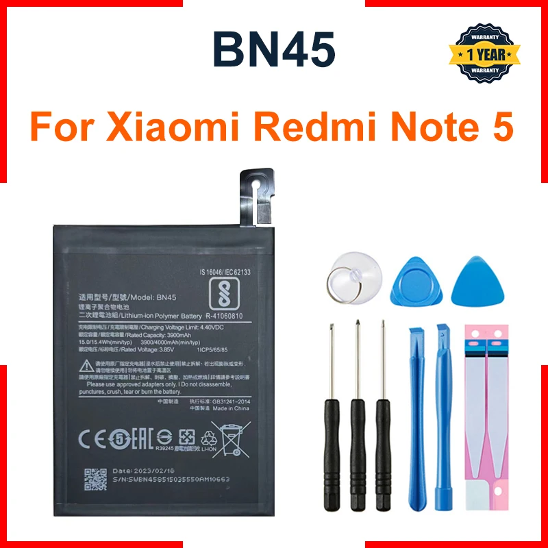 Xiao mi  Battery BN45 For Xiaomi Redmi Note 5 Note5 4000mAh High Quality Mobile Phone Battery