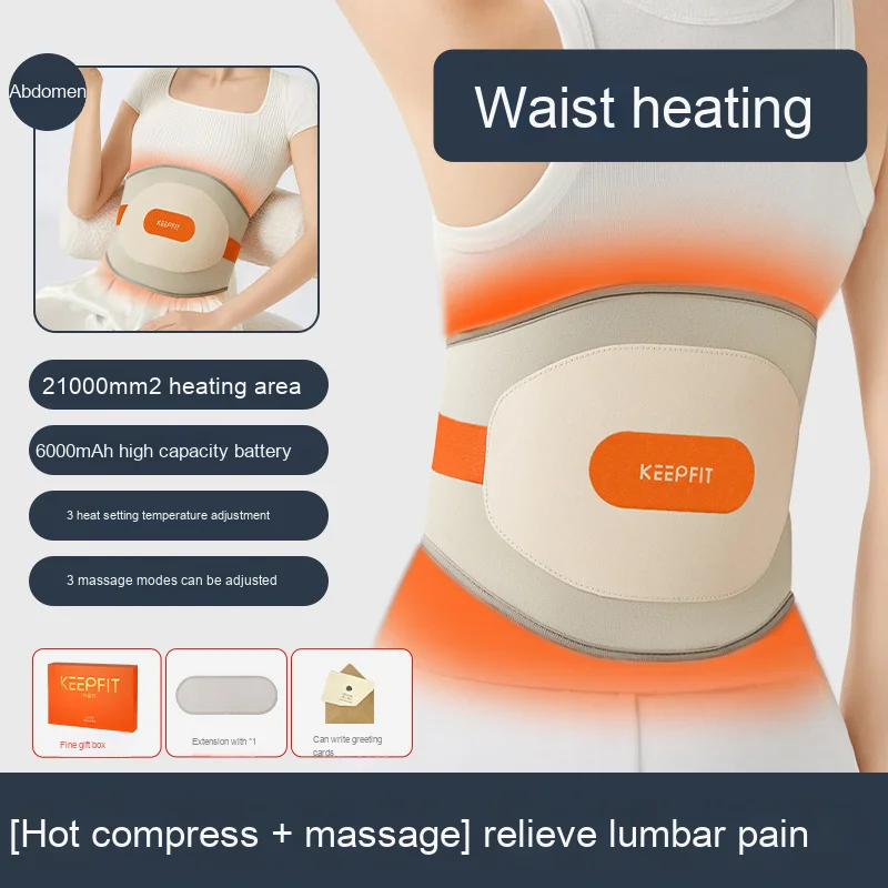 STLFCoofe الساخن الكى مدلك الخصر قصر دافئ أداة لتدفئة البطن أداة ضغط لمهلك الخصر المستهدف #6