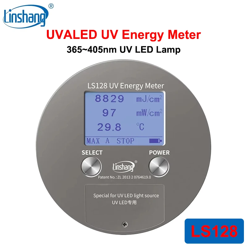 

UV Energy Meter Radiometer LS128 LED Light Sources Integrator with High Precision Power Temperature Curve Measure Energy Meter