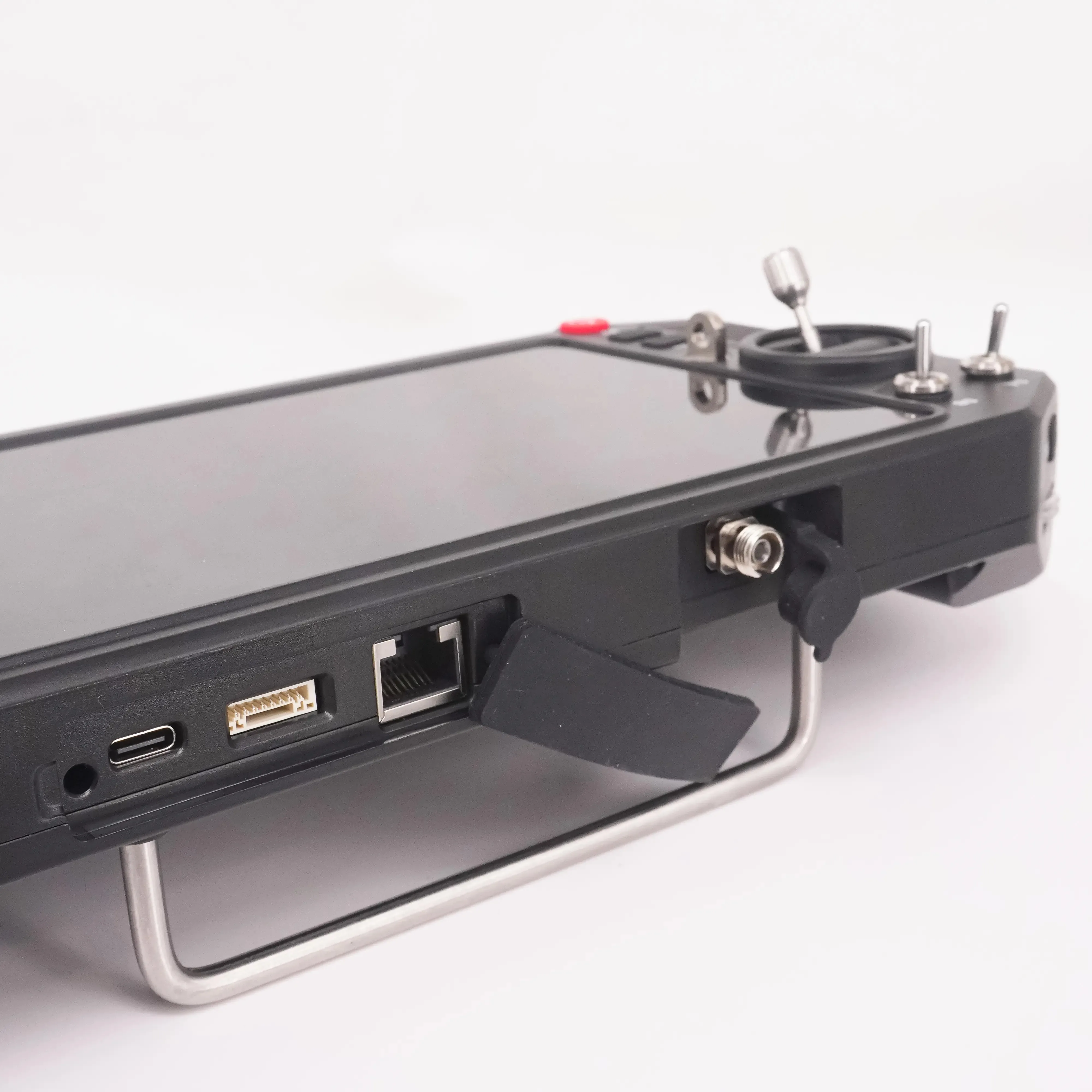 7" 1080P Touch Supports Mavlink Crsf Fiber Optic Remote Control Ground Station Optical Fiber Video Transmission Remote Control