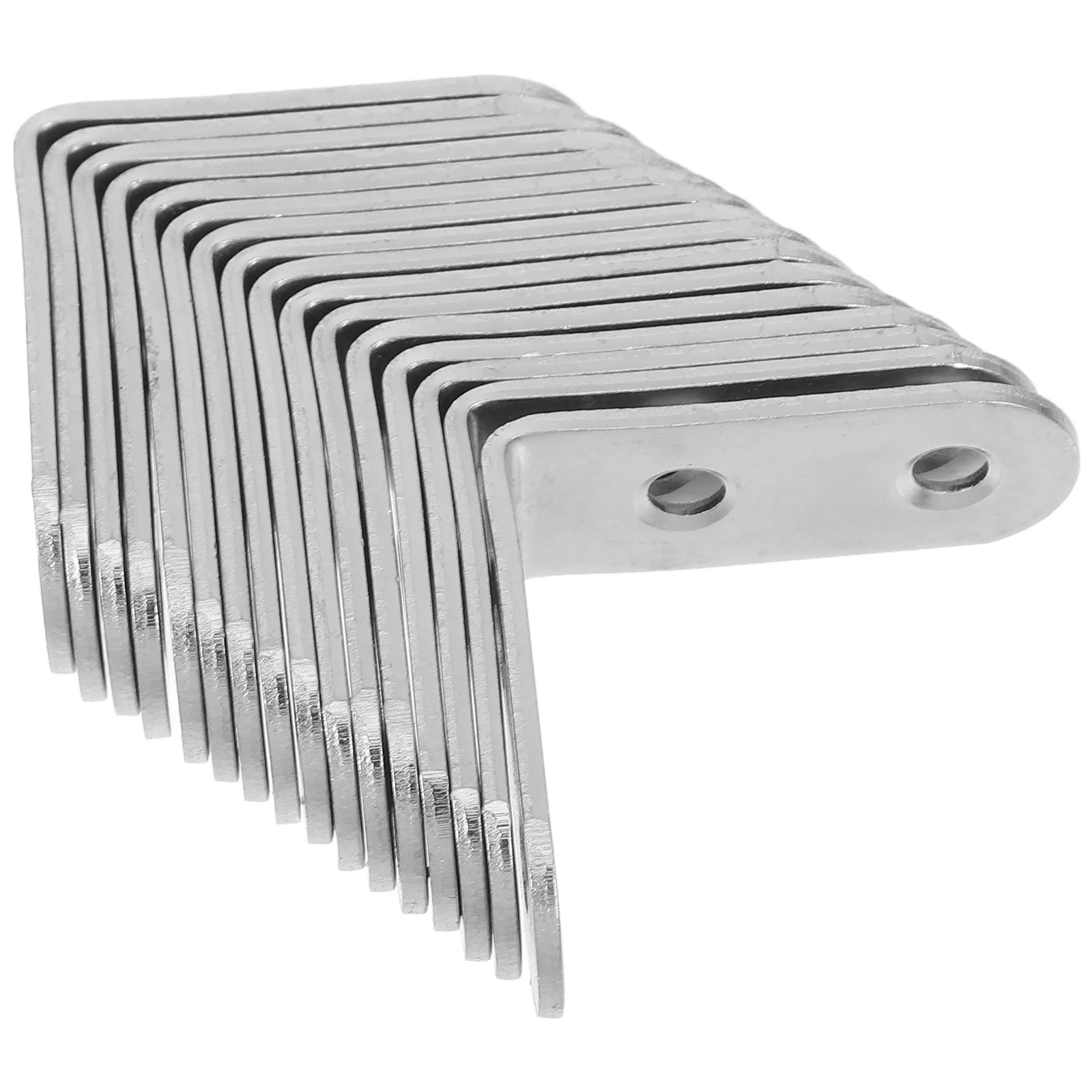 

16pcs Furniture Corner Brackets Heavy Duty Metal L Shape Connectors For Tables Chairs Cabinets Repair Support Bracing Hardware