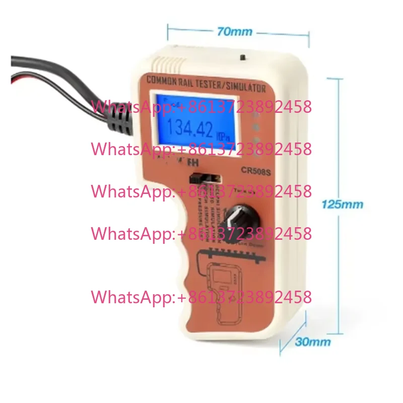 CR508 Diesel Common Rail Pressure Tester and Simulator for Bosch Denso Sensor Test Tool Diagnostic Tools