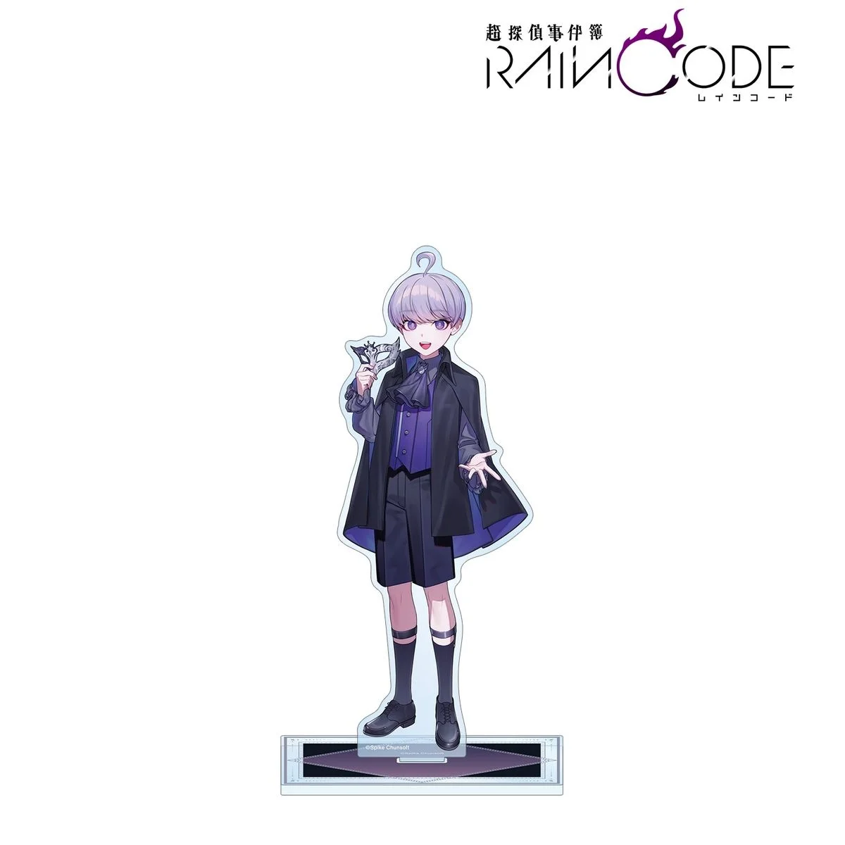 Anime Rain Code Acrylic Stand Set Shinigami Yuma Vivia Chibi Figure Masquerade Sign Plate Itabag Decor Gift Vol 1 keychain