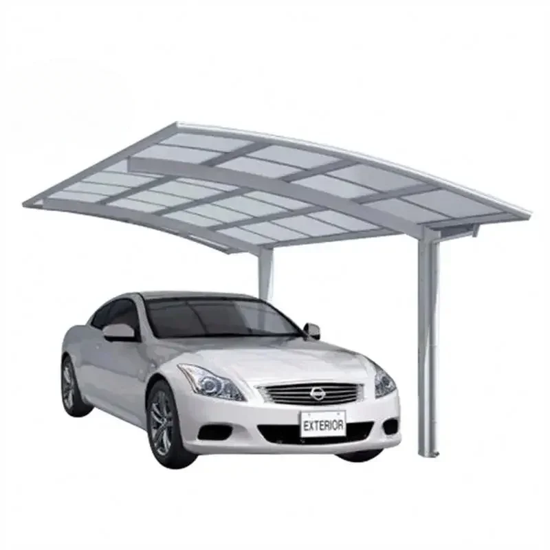 Customized Mobile Carport  Arched Roof Aluminum Shelter Car Garage  Outdoor Parking Port Sun Shed Warehouse Pergola