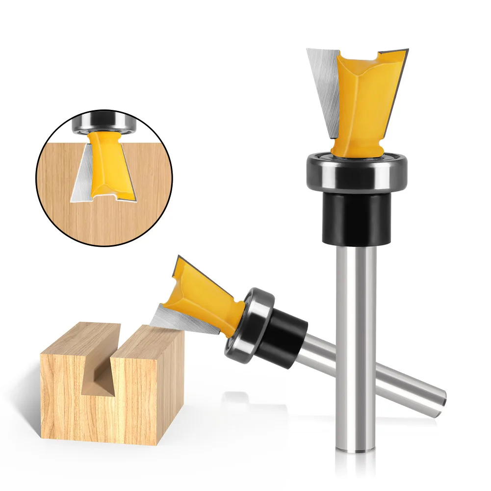 1 PC 1/4in 6mm Shank Pattern Bit Router Bit Carbide Cutter Fresas Para Router Madera Fresas Para Tupia De Madeira