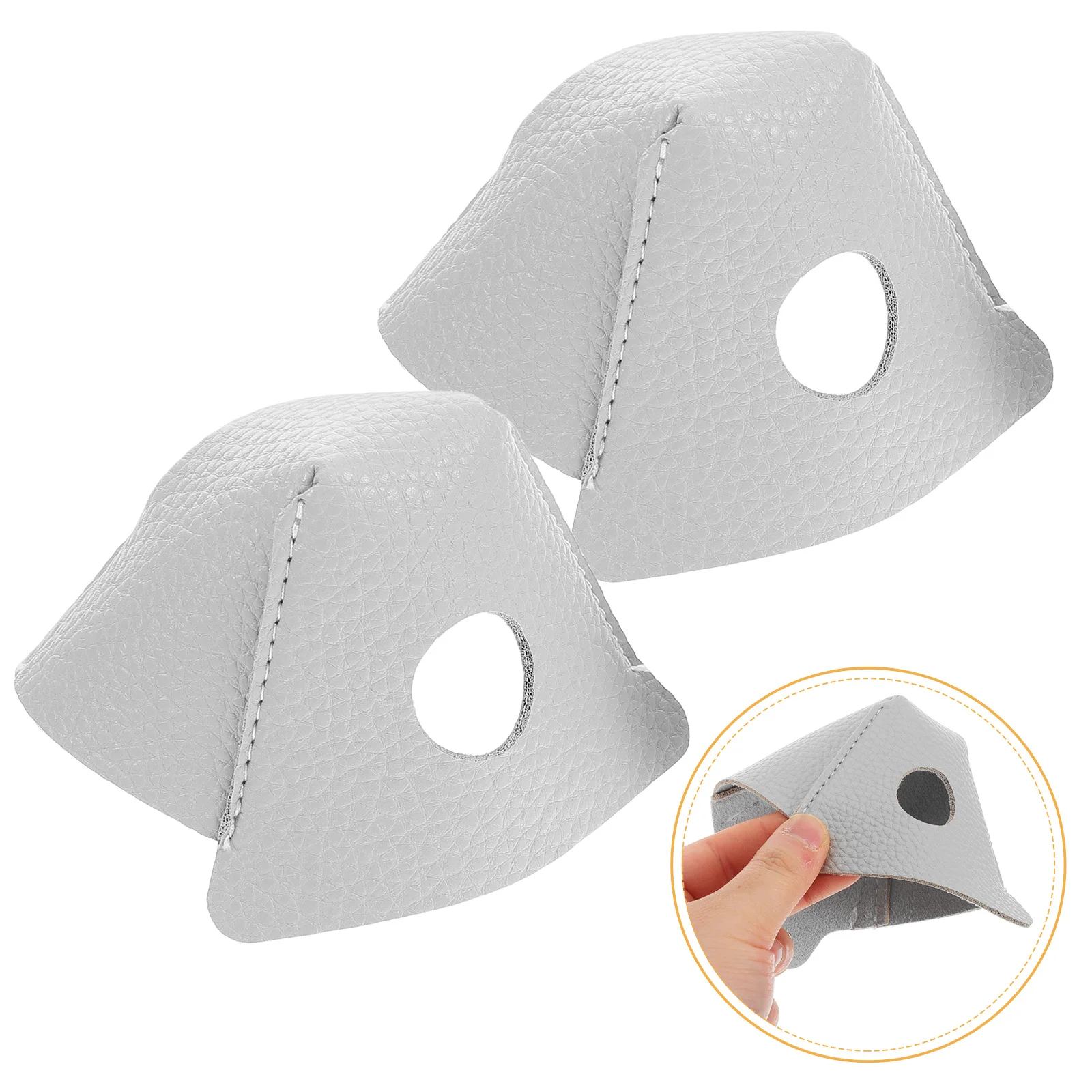 

2Pcs Skate Toe Caps Protective Covers Durable Boot Guards Breathable Anti-Slip Ice Skates Skates Front Cover Skate Protector