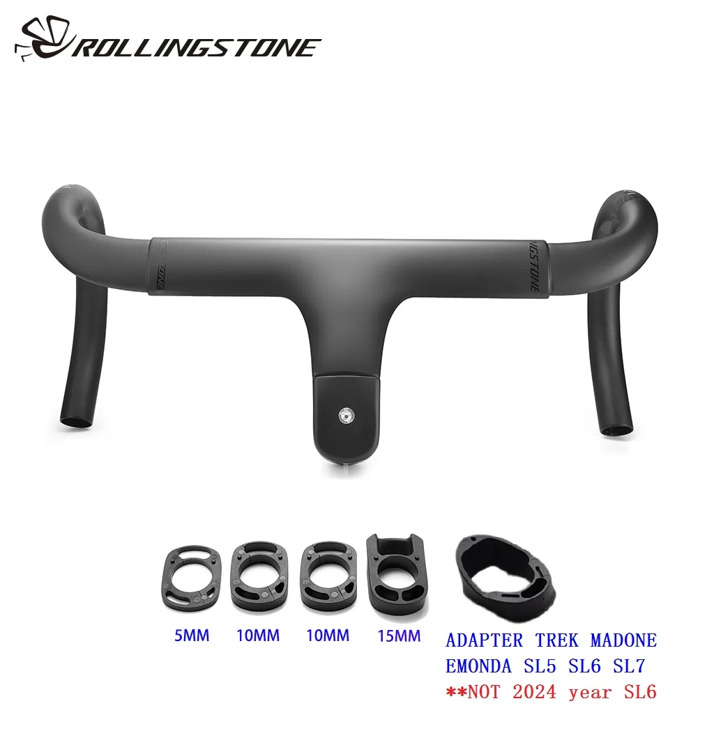 RollingStone Classic II Internal Routing Carbon handle bar to fit FSA ACR system for Trek bike Madone Emonda 2023